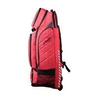Shrey 3333 Legacy Duffle Wheelie 120 Cricket Kitbag | Spacious, Durable & Easy-to-Carry Cricket Gear Bag | Red - Best Price online Prokicksports.com