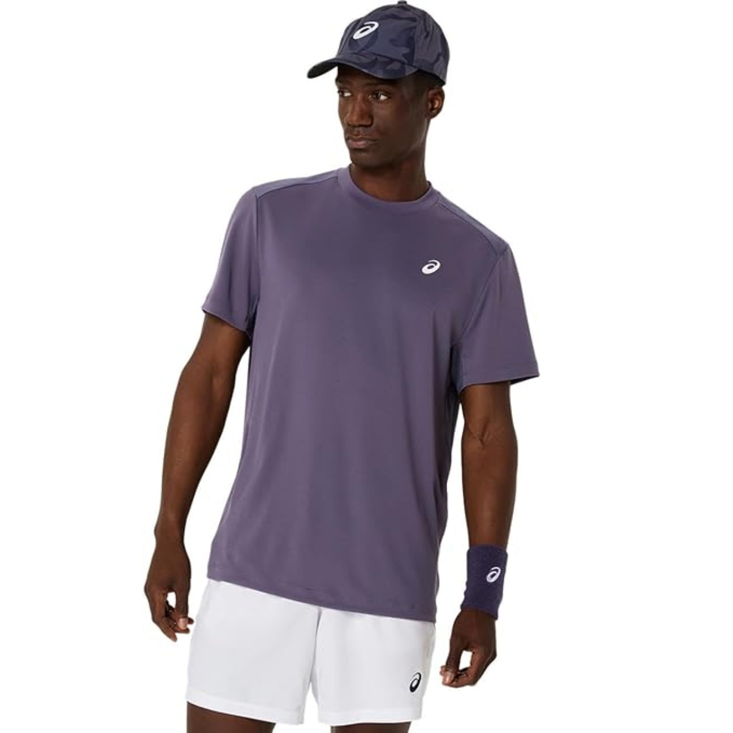 ASICS Court SS Top Men T-Shirt Roundneck | Lightweight Breathable Sports Tee for Training & Casual Wear - Best Price online Prokicksports.com