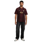 PUMA x RCB Striper Polo II Polo T-Shirt for Men | Classic Collar with Button Placket, Knitted Fabric & Official RCB Branding - Best Price online Prokicksports.com