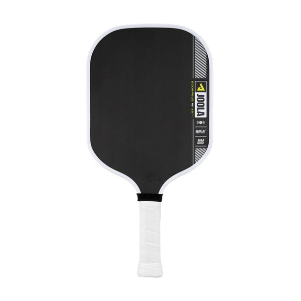 Joola Scorpeus Pro IV Pickleball Paddle – 16mm | Power & Control Paddle for Advanced Players | Carbon Fiber Face | Polymer Core | USAPA Approved (Black/White/Lime Yellow)