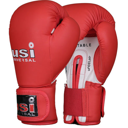 USI Universal 609MPU Lite Boxing Gloves for Amateur Contests – Lightweight PU Leather Gloves for Training, Sparring & Competition Use - Best Price online Prokicksports.com
