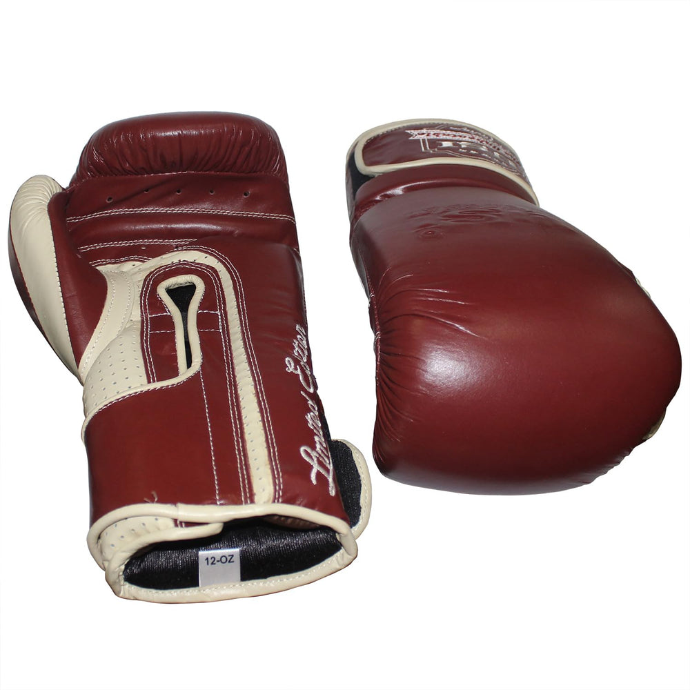 USI Universal 609VM Vintage Sparring Boxing Gloves – Classic PU Leather Gloves for Training, Sparring, Bag Work & Combat Fitness Sessions - Best Price online Prokicksports.com