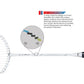 Li-Ning G-TEK 58 GX Strung Badminton Racquet White – Lightweight Graphite Frame, High Tension, Durable Racket with Cover for Intermediate & Advanced Players - Best Price online Prokicksports.com