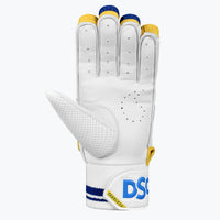 DSC Strike 20/20 Cricket Batting Gloves | Leather Palm, FRP Finger Protection, Multi-Flex | Men's LH