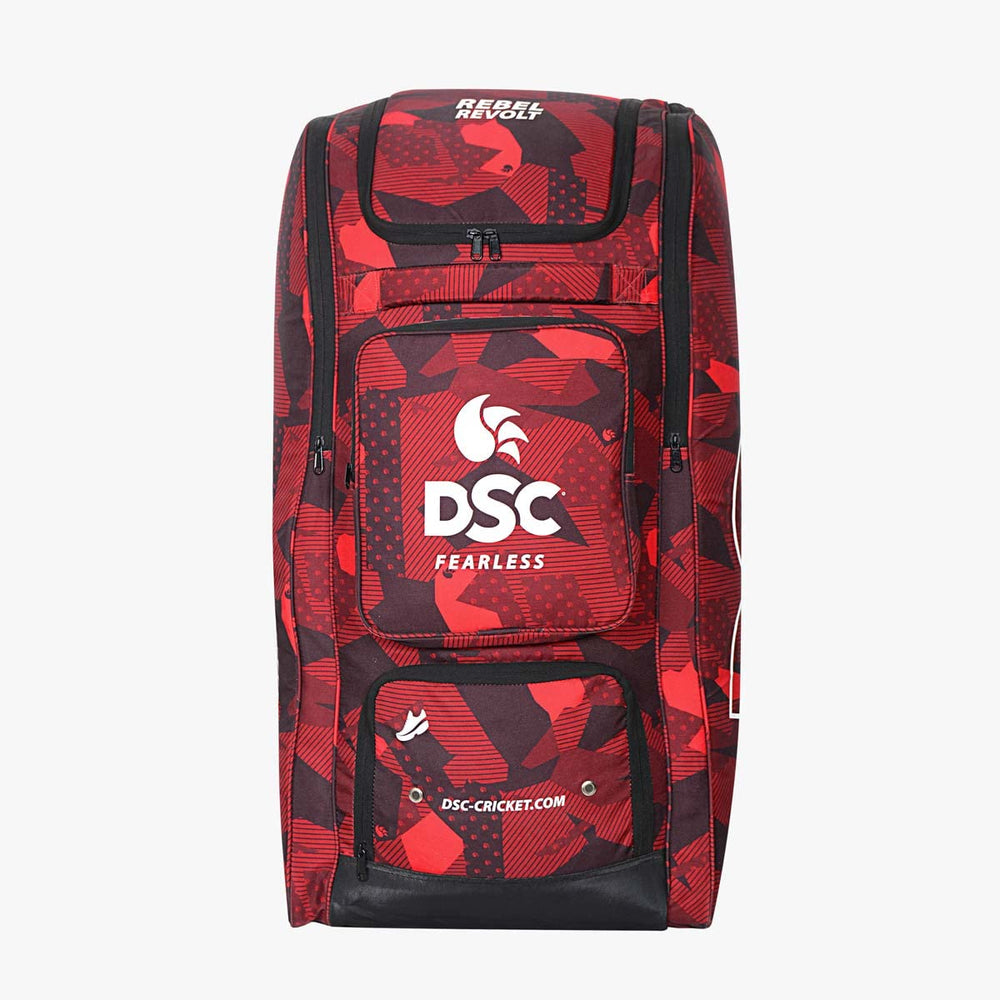 DSC Rebel Revolt Duffle Cricket Kit Bag | Large Cricket Equipment Bag | Holds 3 Bats, Ventilated Shoe Compartment - Best Price online Prokicksports.com