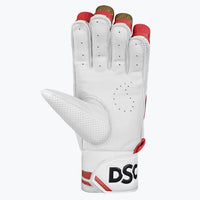 DSC Strike 20/20 Cricket Batting Gloves | Leather Palm, FRP Finger Protection, Multi-Flex | Men's LH