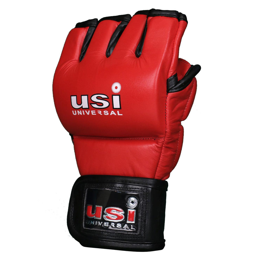 USI Universal 618E1 Amateur MMA Boxing Gloves – Open-Palm PU Grappling Gloves for Training, Bag Work, and Mixed Martial Arts Combat - Best Price online Prokicksports.com