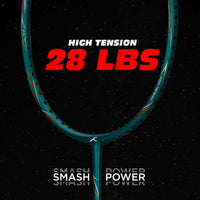 Hundred Powertek 900 Series Full Graphite Badminton Racket | Smash Power Unleashed, Head-Heavy, VaporShaft