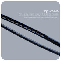 HUNDRED Powertek Star (2 Strung Rackets + 2pc Nylon Shuttlecocks), 16-18 LBS - Best Price online Prokicksports.com