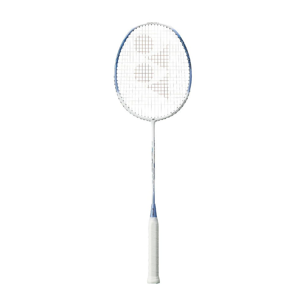 Yonex Nanoflare 001 Clear Strung Badminton Racquet | Isometric Sweet Spot, Sonic Flare System, Hi-Flex Slim Shaft, Aero Frame, Control Support Cap
