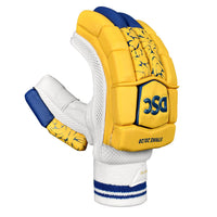 DSC Strike 20/20 Cricket Batting Gloves | Leather Palm, FRP Finger Protection, Multi-Flex | Men's LH