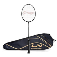 Li-Ning G-TEK 38 GX Strung Graphite Badminton Racquet with Full Cover, Lightweight High-Tension Racket for Beginners and Intermediate Players – Black - Best Price online Prokicksports.com