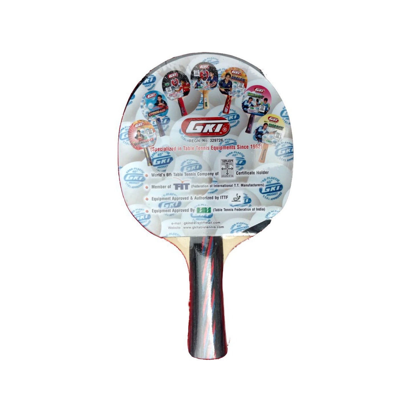 GKI Euro Fasto Table Tennis Racquet - Best Price online Prokicksports.com