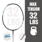 YONEX Astrox Attack 9 Strung Badminton Racquet | Head-Heavy Power | Isometric Head | Graphite Shaft | G4 Grip (4U) - Best Price online Prokicksports.com