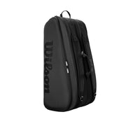 Wilson Noir Tour 12PK Racquet Bag – WR8029701001 - Black | Premium Tennis Bag for 12 Racquets | Sleek Design, Thermoguard Protection & Ample Storage - Best Price online Prokicksports.com