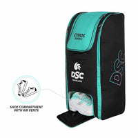 DSC Cynos Duffle Cricket Kit Bag with Wheels | Large Cricket Equipment Bag | Holds 5 Bats, Tractor Wheels, Shoulder Straps - Best Price online Prokicksports.com