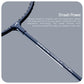 HUNDRED Powertek Star (2 Strung Rackets + 2pc Nylon Shuttlecocks), 16-18 LBS - Best Price online Prokicksports.com