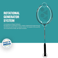 YONEX Astrox Attack 9 Strung Badminton Racquet | Head-Heavy Power | Isometric Head | Graphite Shaft | G4 Grip (4U) - Best Price online Prokicksports.com