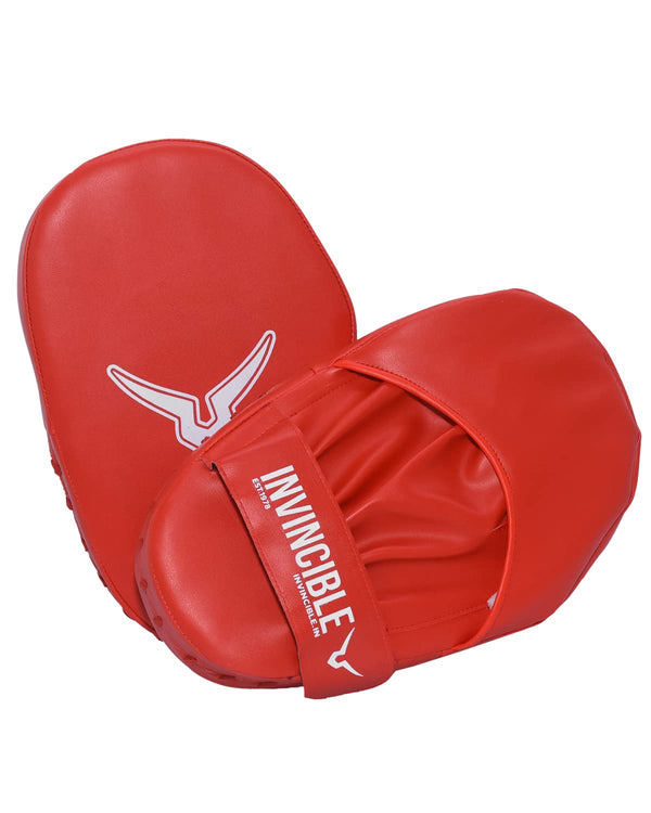 Invincible Classic Training Mitts, Red (One Size)
