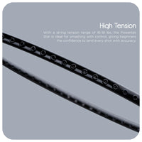 HUNDRED Powertek Star (2 Strung Rackets + 2pc Nylon Shuttlecocks), 16-18 LBS - Best Price online Prokicksports.com