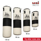 USI Universal 626C Classic Canvas Boxing Punching Bag – Durable White/Black Training Bag Without Fill for Home Gym, MMA, Fitness Boxing Practice - Best Price online Prokicksports.com