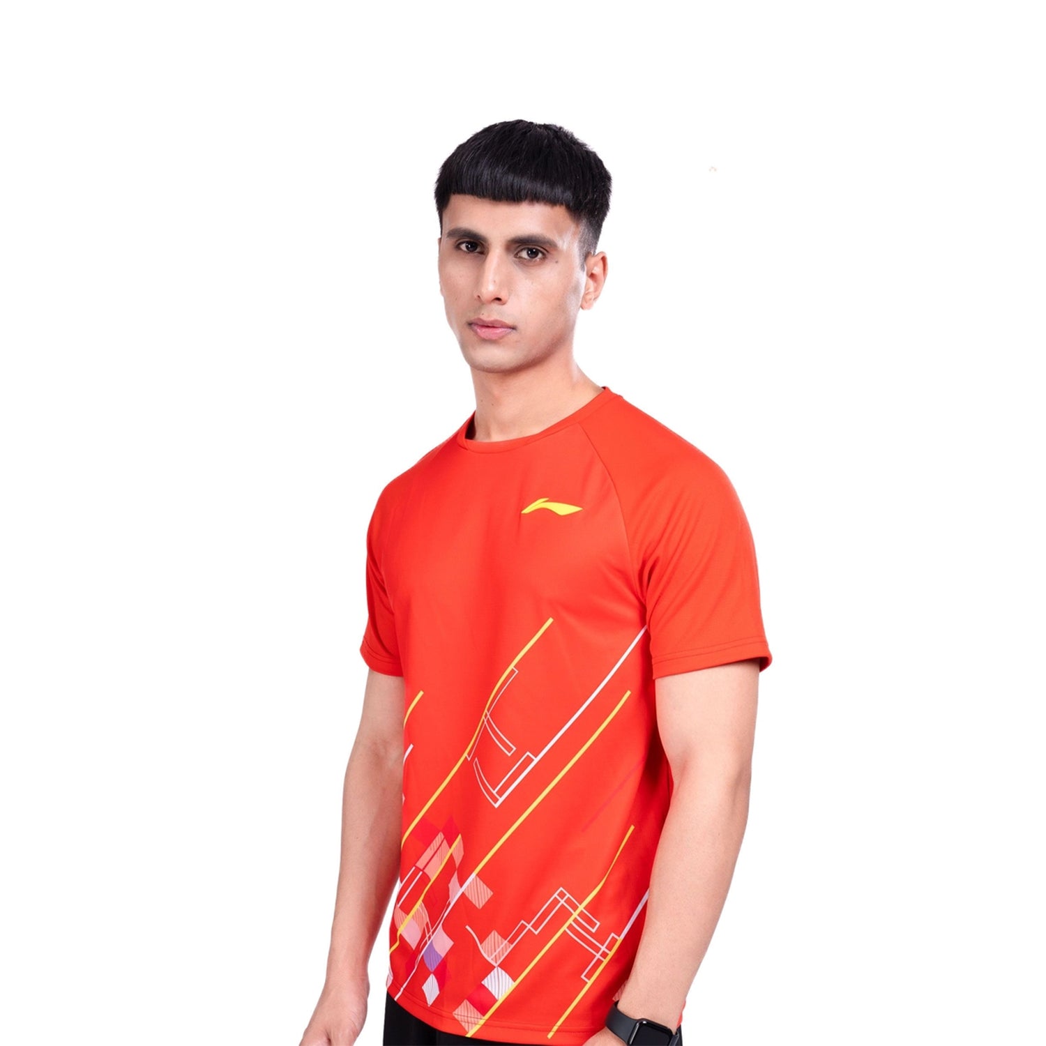 Li-Ning ATST963 Men's Round Neck Badminton T-shirt - Best Price online Prokicksports.com