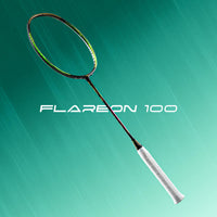 Hundred Flareon 100 Badminton Racket (Strung) | Carbon Fiber Frame | Speed Racket for Fast Swings with Full Cover | Max Tension 30 lbs - Best Price online Prokicksports.com