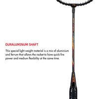 Li-Ning Smash XP 60 IV G5 Strung Badminton Racquet Black/Red – Lightweight, High-Tension Graphite for Intermediate & Advanced Players - Best Price online Prokicksports.com