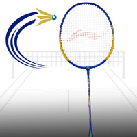 Li-Ning AYPU167-1 Smash XP 70 IV Strung Badminton Racquet with Full Cover (Pack of 2 Rackets), G5 – Violet/Yellow | Durable Aluminum Frame, Pre-Strung Racquets for Beginners - Best Price online Prokicksports.com
