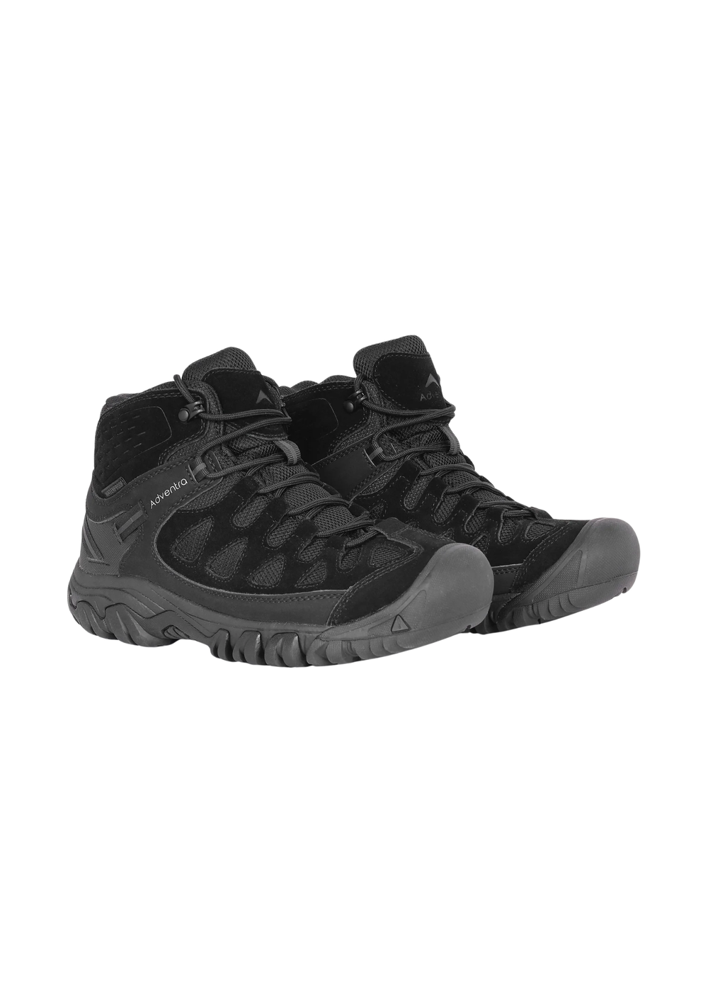 Waterproof Mid Ankle Hiking Shoes with Suede Upper (ET1113) | Synthetic Suede, EVA Cushioned Midsole, Deep-Lug Anti-Skid Outsole, Reflective Tape, All Season