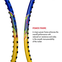 Li-Ning AYPU167-1 Smash XP 70 IV Strung Badminton Racquet with Full Cover (Pack of 2 Rackets), G5 – Violet/Yellow | Durable Aluminum Frame, Pre-Strung Racquets for Beginners - Best Price online Prokicksports.com