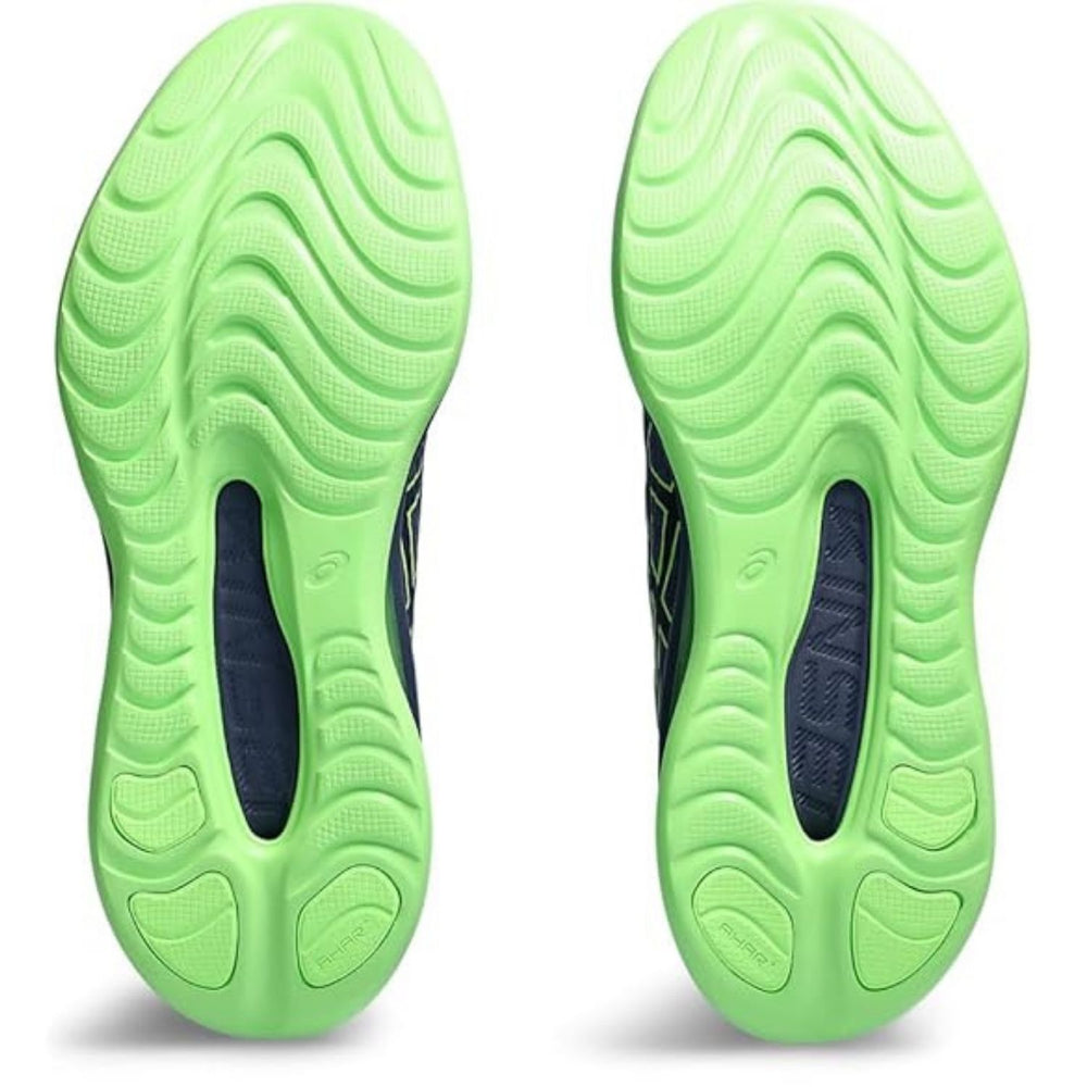 ASICS GEL-KINSEI MAX Men Running Shoes – Thunder Blue/Electric Lime, Premium Cushion Running Footwear with FF BLAST™ PLUS ECO & GEL™ Technology – UK 6 - Best Price online Prokicksports.com