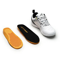 HUNDRED Vent Comfort Insoles, Black/Orange | Breathable Honeycomb Cushion Insole with Shock Absorption & Arch Support - Best Price online Prokicksports.com