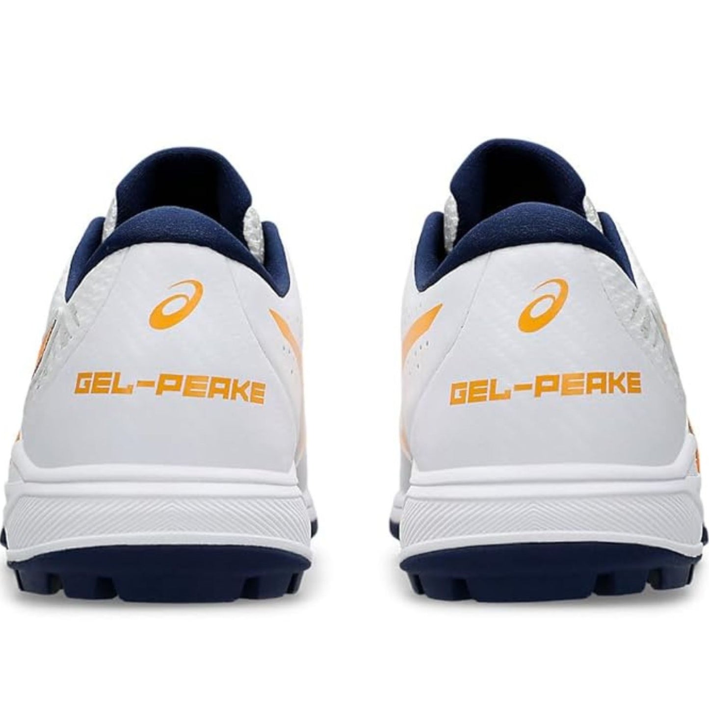 ASICS Gel-Peake 2 Cricket Shoes (Men) | Rubber Outsole | Breathable Mesh | Rearfoot GEL Cushioning | White/Atlantis Blue - Best Price online Prokicksports.com