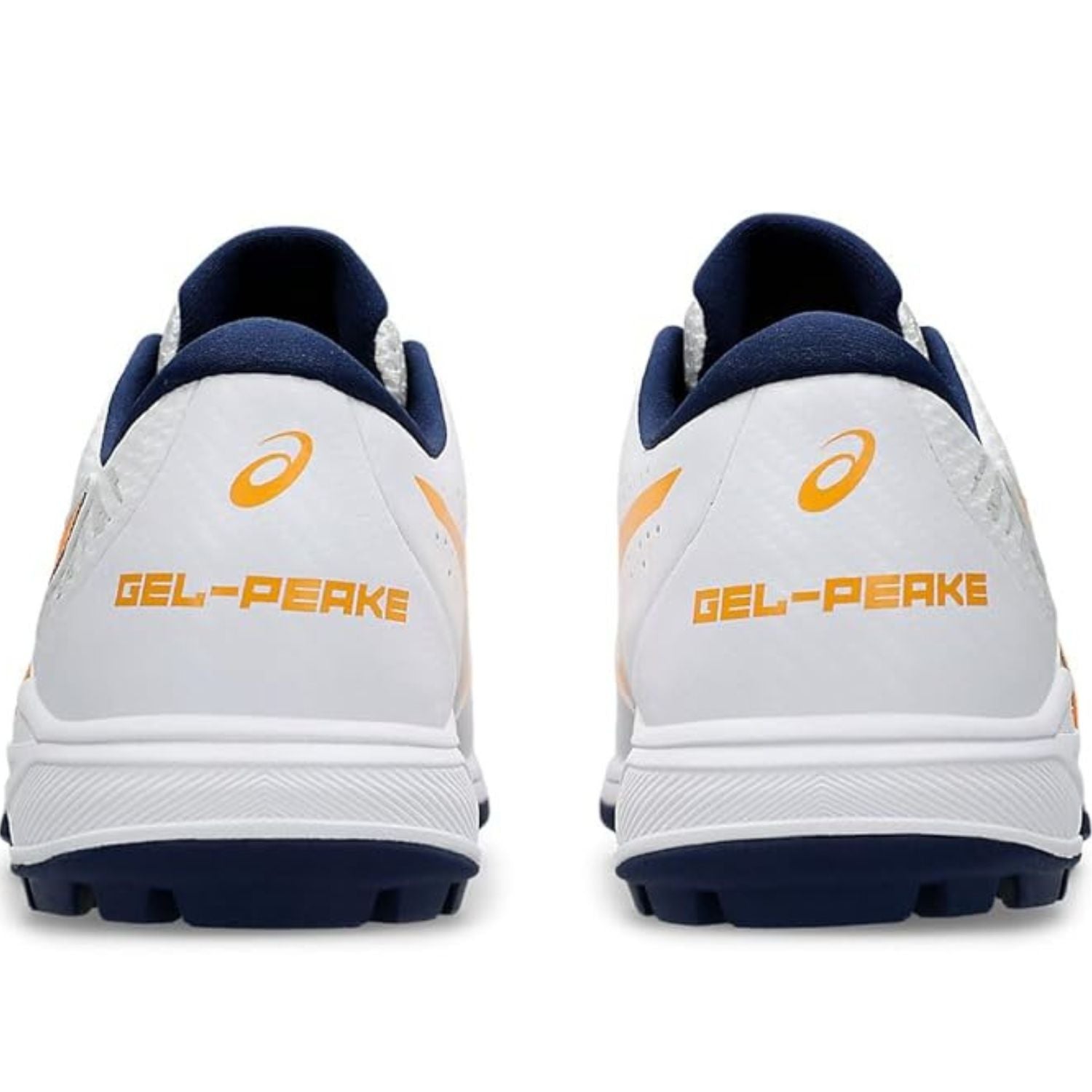 ASICS Gel-Peake 2 Cricket Shoes (Men) | Rubber Outsole | Breathable Mesh | Rearfoot GEL Cushioning | White/Atlantis Blue - Best Price online Prokicksports.com