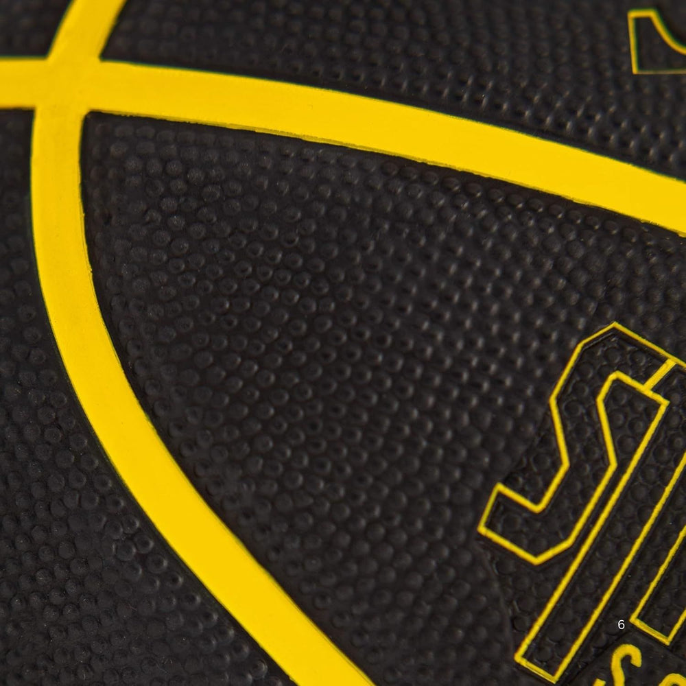 Spalding Street Phantom Outdoor Basketball – Size 7, Soft Grip Rubber, Deep Channel Street Ball for Concrete & Asphalt Courts - Best Price online Prokicksports.com
