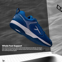 Hundred Court Star Badminton Shoes | Non-Marking Gum Rubber Sole | Lightweight Breathable Mesh | For Men & Women | Ideal for Squash, Table Tennis & Indoor Sports - Best Price online Prokicksports.com