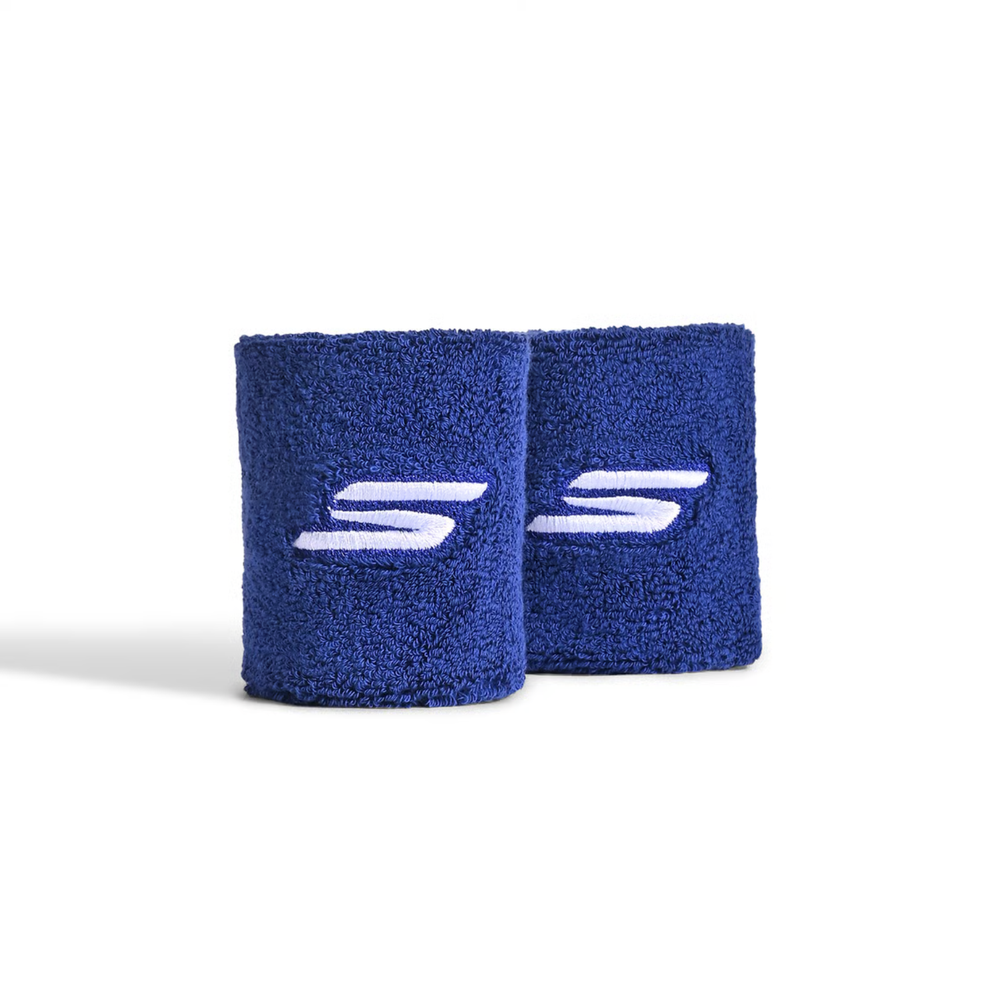 Skechers Performance Wrist Band (Pack of 1 Pair) | High-Absorbency Cotton Blend | Elasticated Sweatband for Gym, Tennis & Running - Best Price online Prokicksports.com