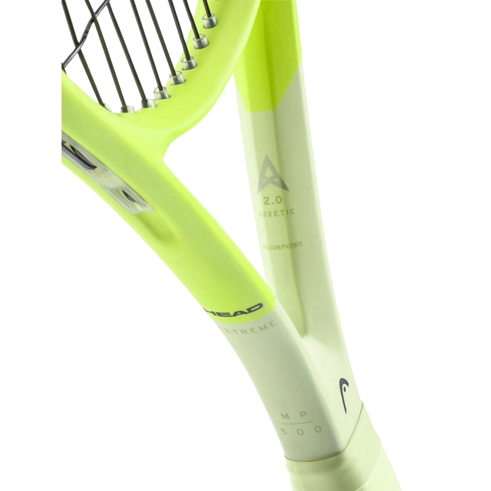 Head Extreme MP Strung Tennis Racquet (Grip 2 – 4 1/4) Neon Yellow/Green, 300g | Auxetic 2.0 Spin Machine for Intermediate & Advanced Players - Best Price online Prokicksports.com