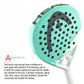 Head Gravity Team 2024 Padel Racquet 360g | Lightweight Round Shape Control Racket with Auxetic Technology - Best Price online Prokicksports.com