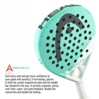 Head Gravity Team 2024 Padel Racquet 360g | Lightweight Round Shape Control Racket with Auxetic Technology - Best Price online Prokicksports.com