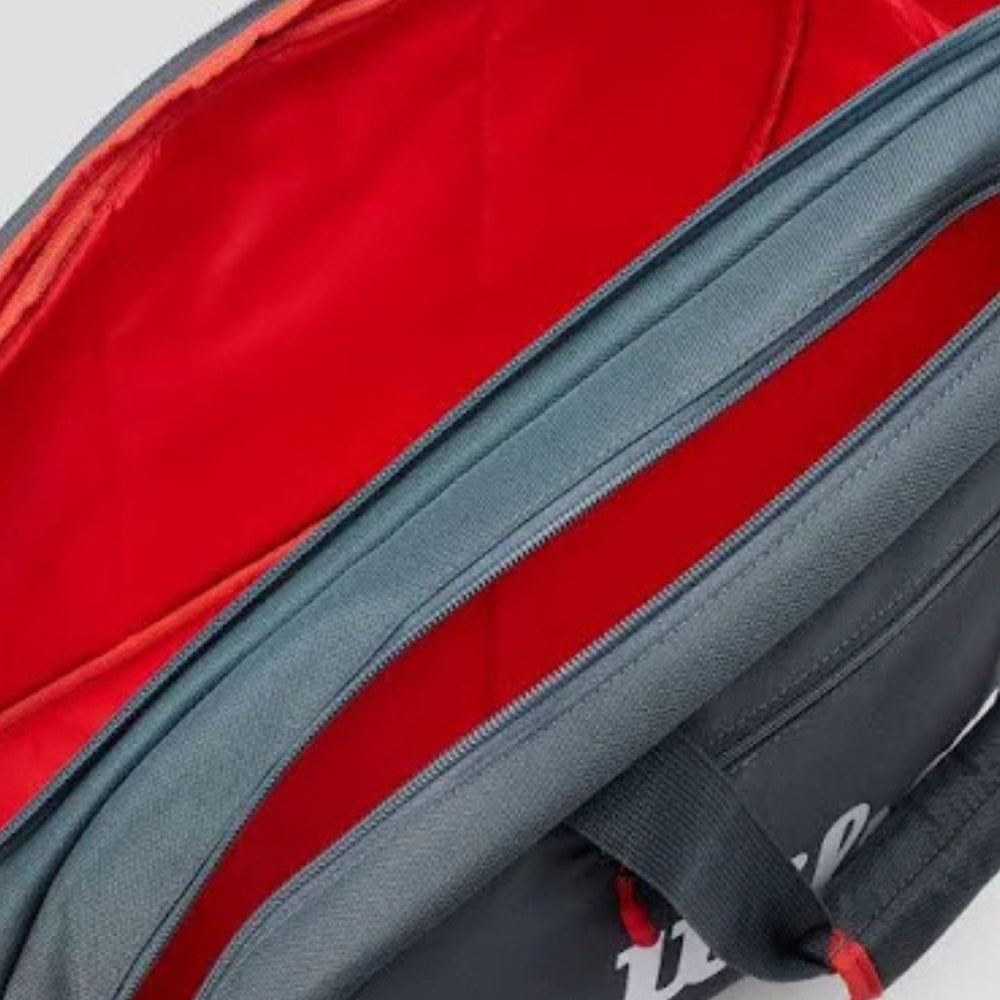Wilson Padel Team Padel Bag – WR8908701001 - Black | Lightweight & Durable Sports Bag for Padel or Tennis Players | Spacious, Stylish & Functional Design - Best Price online Prokicksports.com