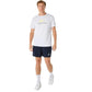 ASICS Men Court Graphic Tee Roundneck T-Shirt for Men – Brilliant White/Huddle Yellow | Breathable Sports Graphic Tee - Best Price online Prokicksports.com