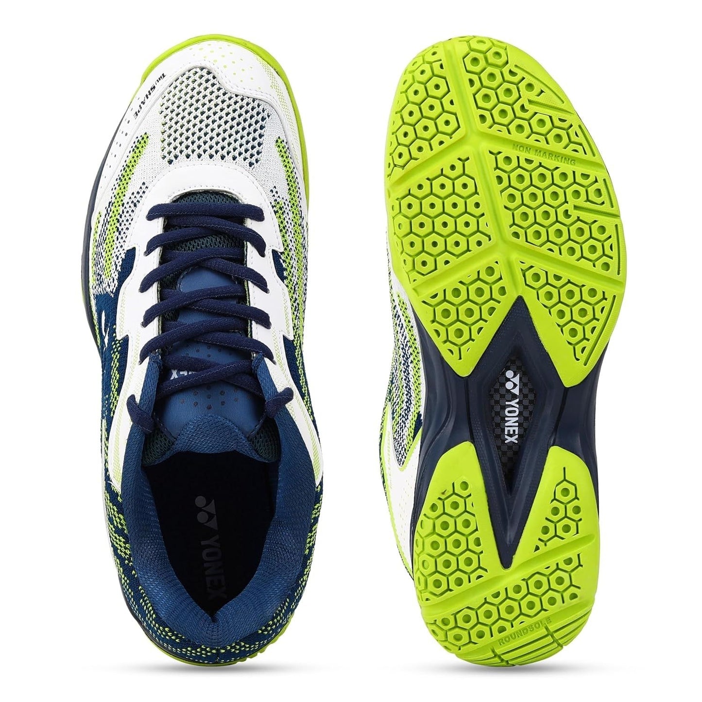 Yonex V200-i Men's Badminton Shoes – Tru Cushion, Tru Shape, Non-Marking Sole, Radial Blade Grip, Lightweight Sports Footwear