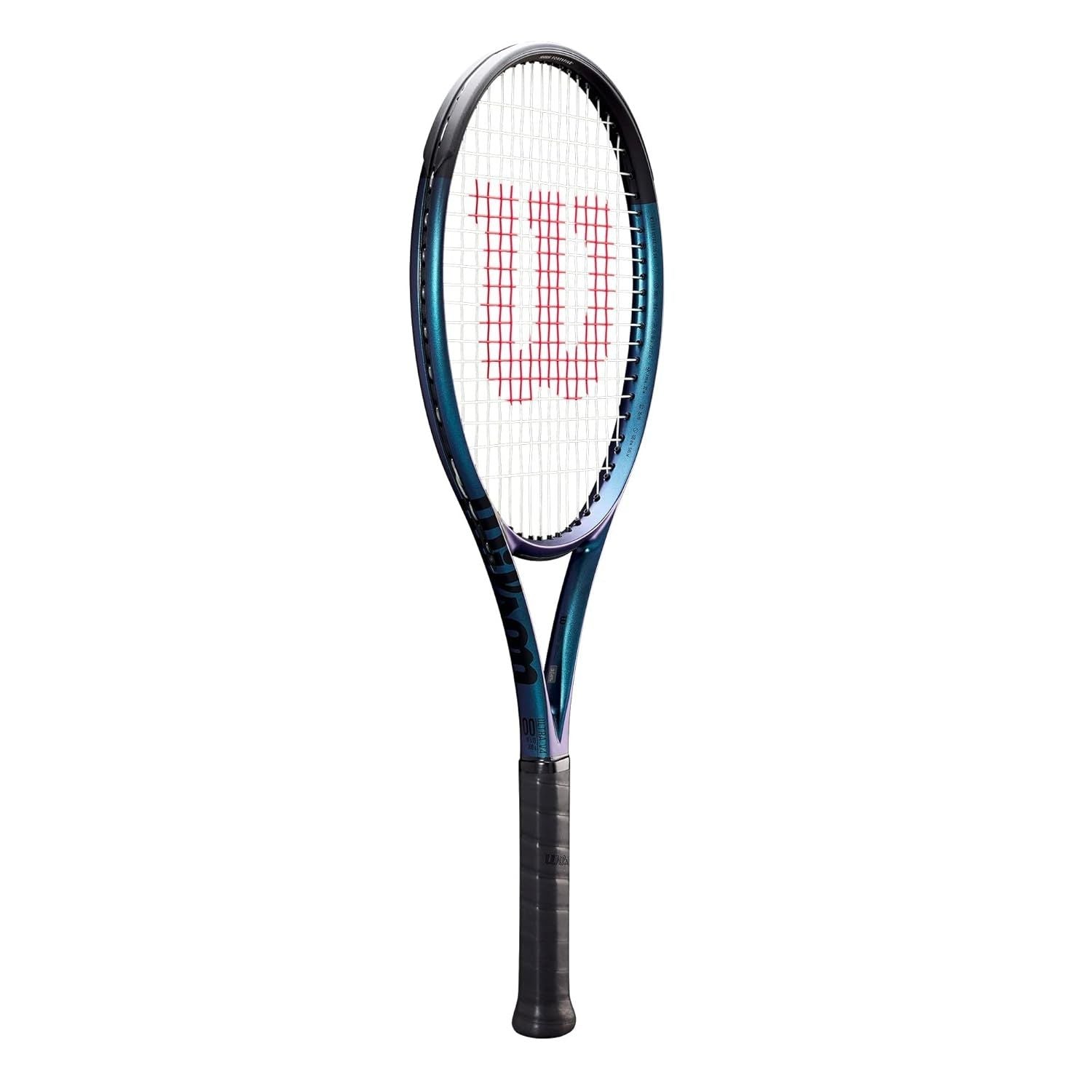 Wilson WR108311U3 Ultra 100 V4 Unstrung Tennis Racquet (L3: 4 3/8) – 300 Grams | 100 sq.in Head, 16x19 String Pattern, FORTYFIVE° Tech, Sweet Spot Channel | Power, Spin & Control for All-Court Play - Best Price online Prokicksports.com