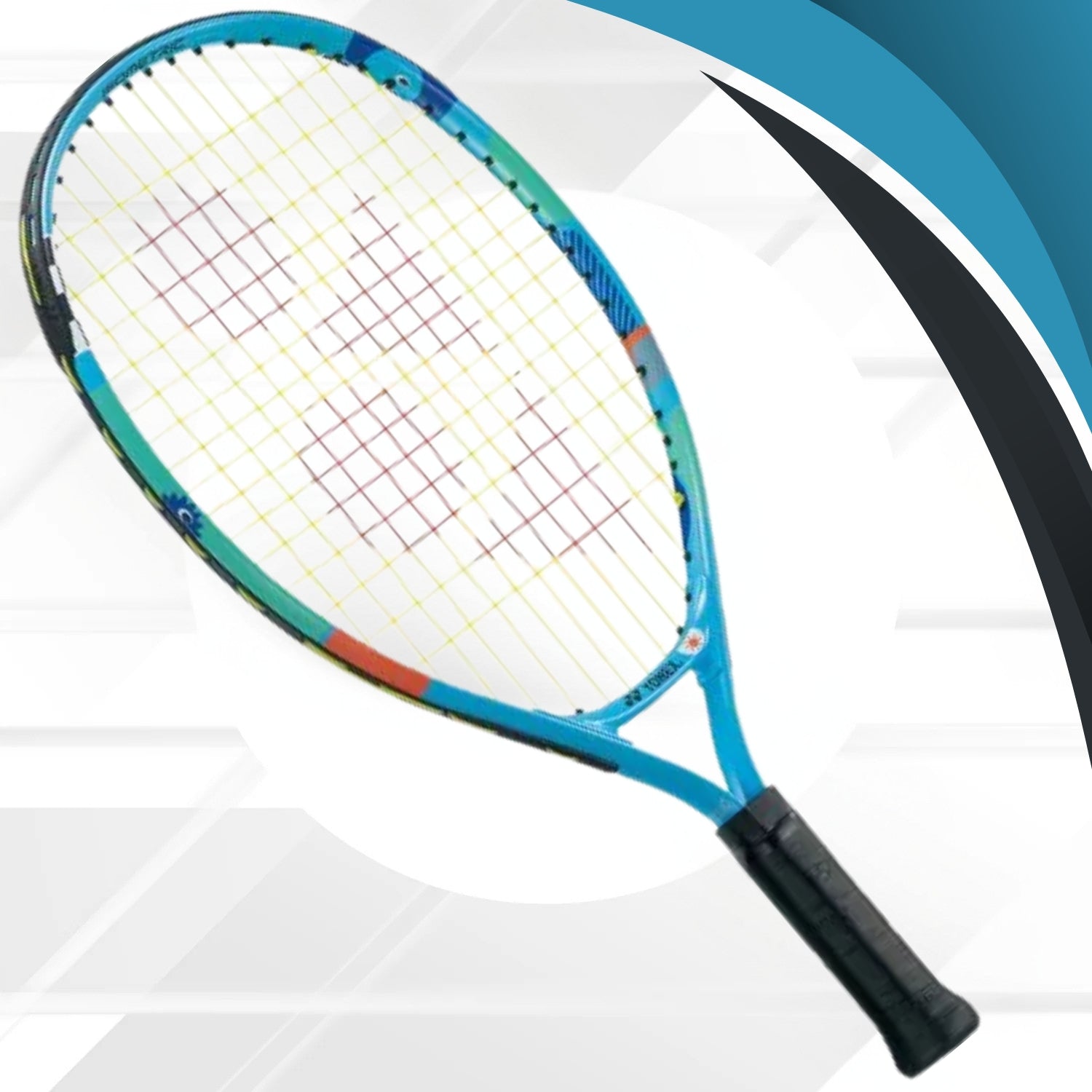 Yonex JR 19 Strung Tennis Racquet – Junior Lightweight Aluminium Frame with ISOMETRIC Head Shape for Kids Beginners (165g, G4 3/8) - Best Price online Prokicksports.com