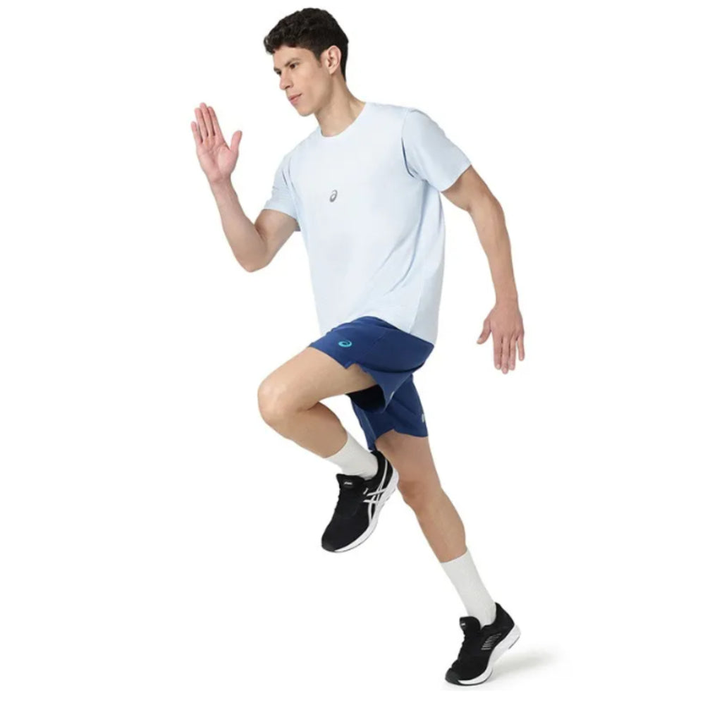 ASICS Piping Detail SS Top for Men | Round Neck Sports T-Shirt - Best Price online Prokicksports.com