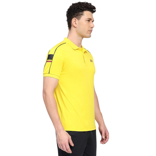 Yonex 2735 Easy4 Men's Polo T-Shirt | Quick Dry TruDry Technology, Breathable Fleecy Polyester | Sporty Polo Collar for Badminton, Tennis, Gym & Multi-Sport