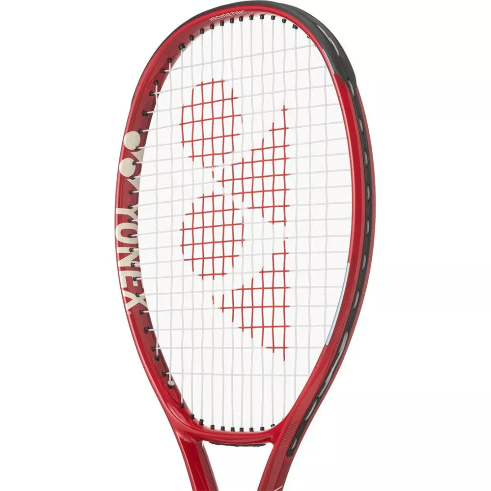 Yonex VCore Play Strung Tennis Racquet Ruby Red (G2 - 4 1/4) | 265g Lightweight Performance Racquet - Best Price online Prokicksports.com