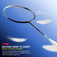 Li-Ning G-Force 6900 Superlite Unstrung Badminton Racquet, 5U G6 | Ultralite Carbon Technology | Fast Swing